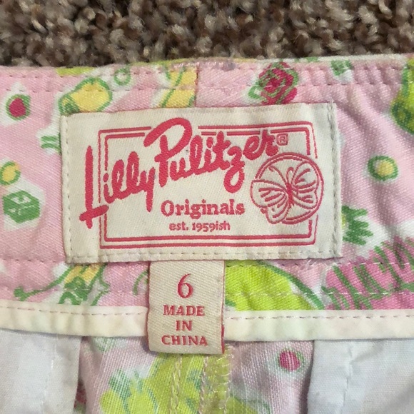 WHITE TAG Original Lilly Pulitzer shorts size 6 - Picture 4 of 4